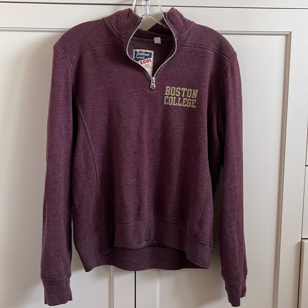 Boston College half zip pullover